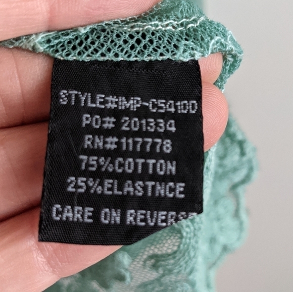 Nwt Love Stitch Ombre Green Sheer Lace Mesh Tunic M Festival Coquette - Picture 6 of 12